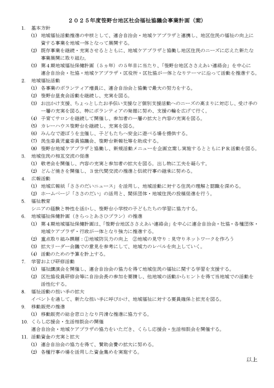 事業計画R7 2025